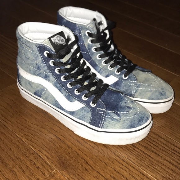 Vans Shoes - Denim Washed Vans High Tops
